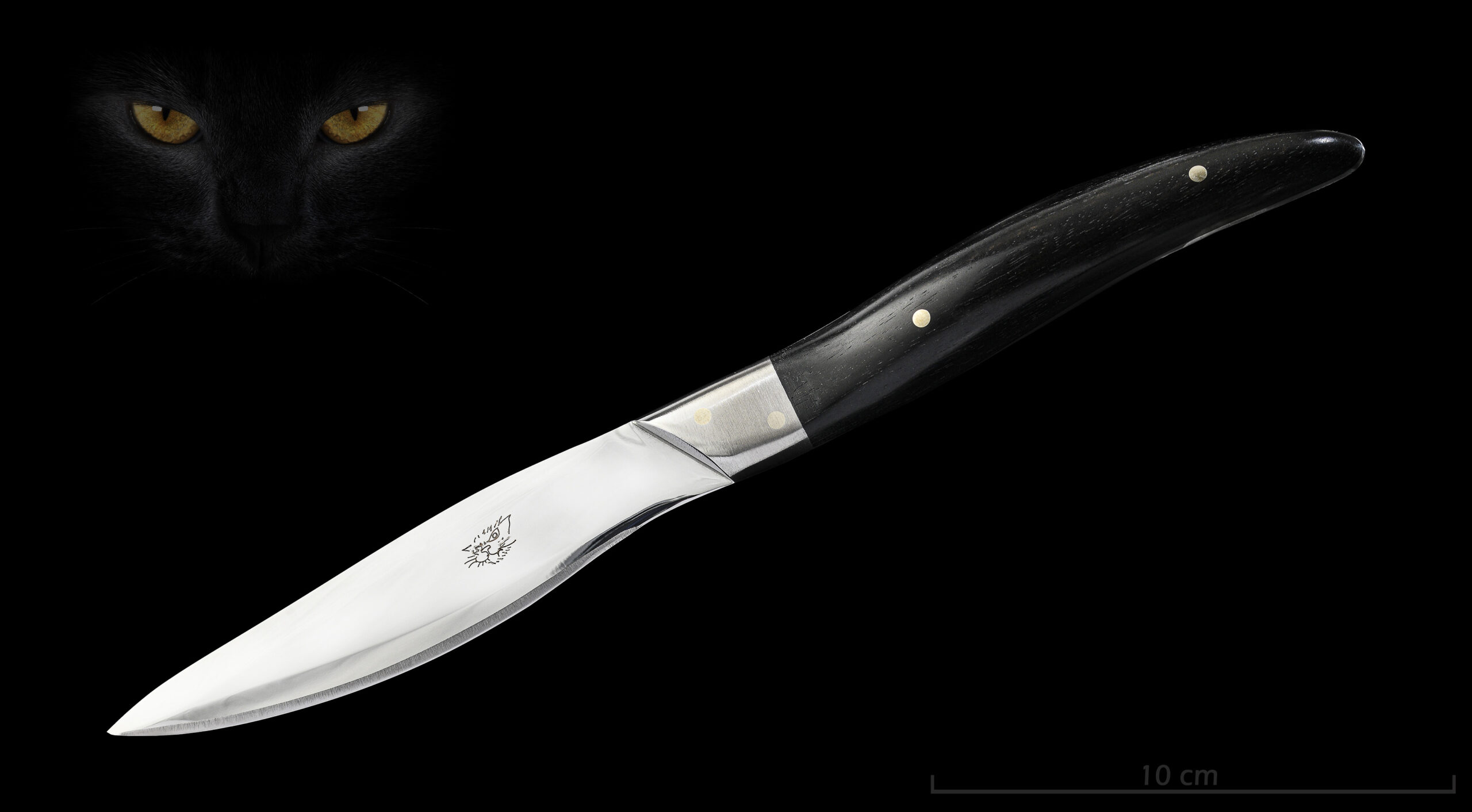 Couteau de table Sarkara - Création Jean-Loup Balitrand artisan coutelier - Atelier de coutellerie à Saint-Genix-les-Villages en Savoie - Photo Anthony Cottarel